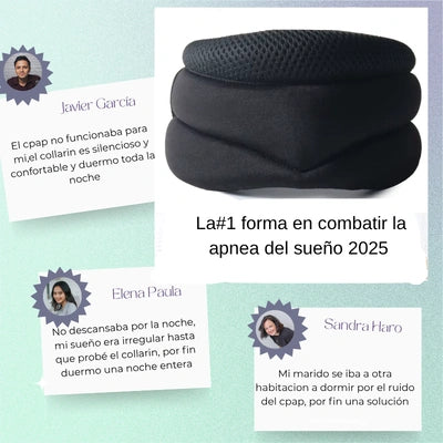 COLLARIN ANTI APNEA DEL SUEÑO- OFERTA 2X1 + EBOOK DE REGALO